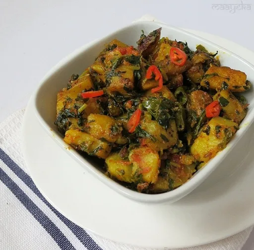Aloo Methi Subzi, salteado de patata y alholva