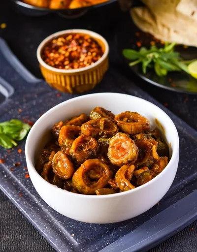 Khatta Meetha Karela, Sweet and Sour Bitter Gourd