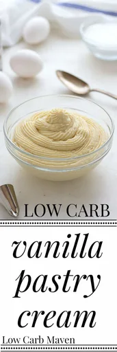 Low Carb Vanilla Pastry Cream