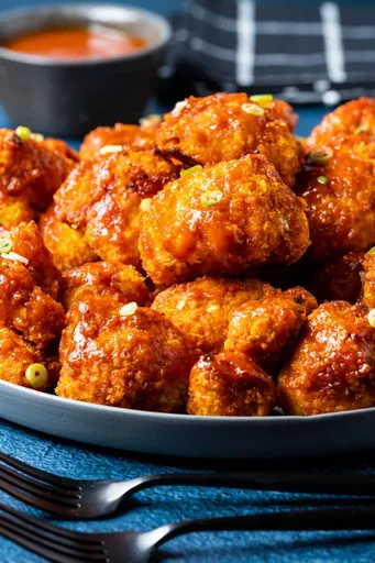 Alitas de coliflor a la barbacoa
