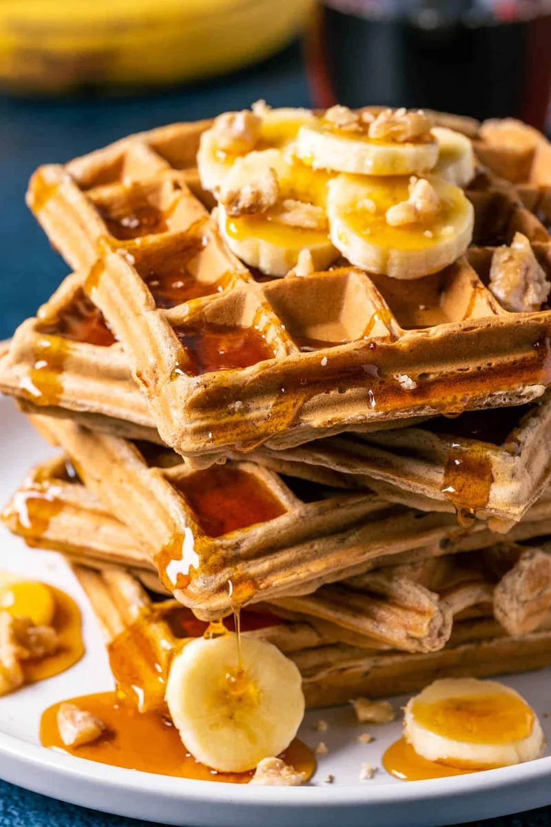 Vegan Banana Waffles