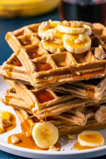 Vegan Banana Waffles