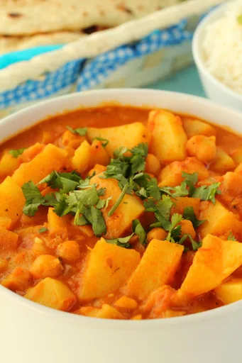 Curry vegano de patata