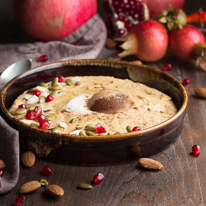 Pumpkin Spice Breakfast Porridge