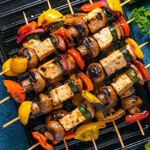 Brochetas Veganas