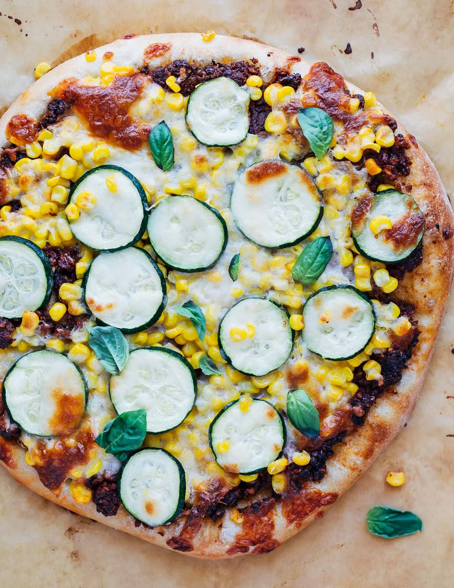 Pizza de Pesto de Tomates Secos