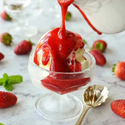 Receta de puré de fresas