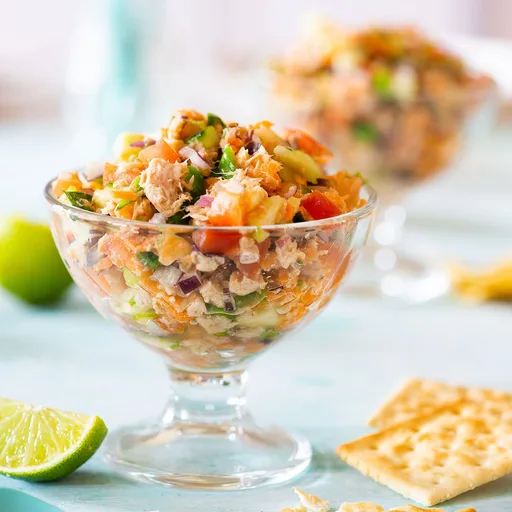 Ceviche de Atún (elaborado con atún en lata)