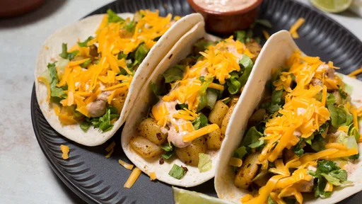 Receta de taco blando picante de patata estilo Taco Bell