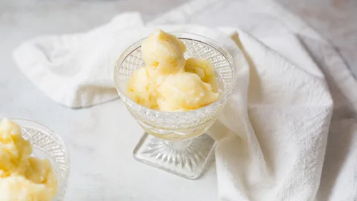 5-Minute Pineapple Sorbet Recipe