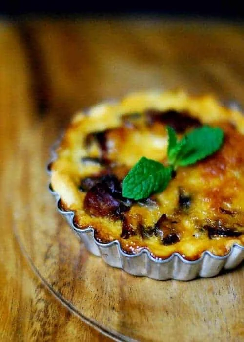 Mushroom Quiche