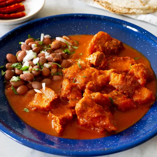 Mexican Chicharrón en Salsa Roja