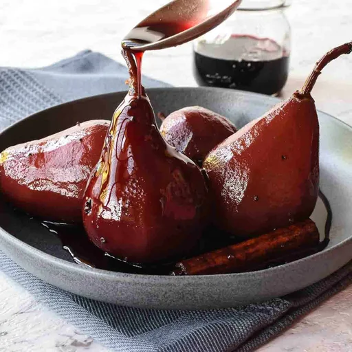 Receta de peras pochadas