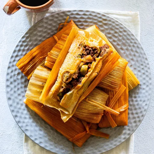Tamales de carne picada
