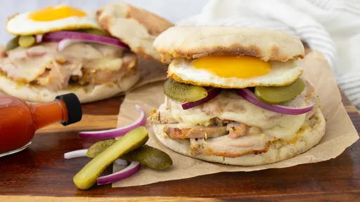 Receta de Sándwich de Desayuno al Estilo Cubano