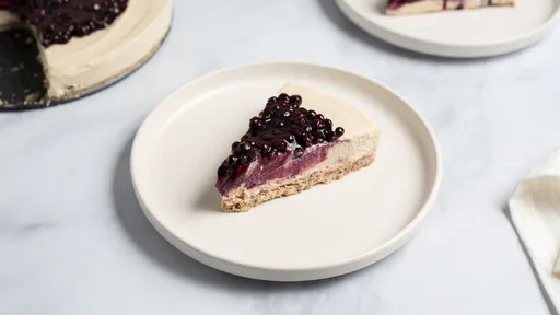 Vegan No-Bake Blueberry Cheesecake Recipe