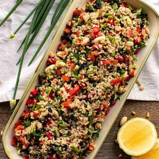 Ensalada de arroz integral