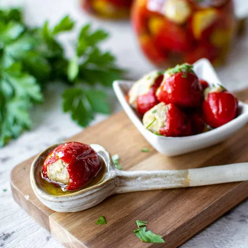 Receta de Pimientos Cherry Rellenos