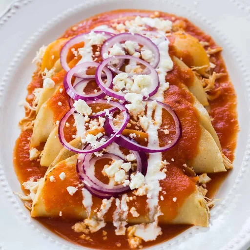 Entomatadas de pollo
