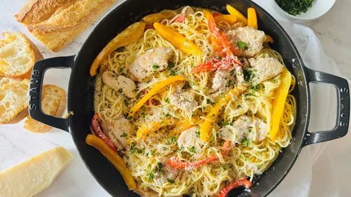 Copycat Olive Garden Chicken Scampi Recipe