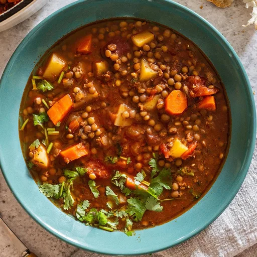 Sopa de Lentejas con Chorizo