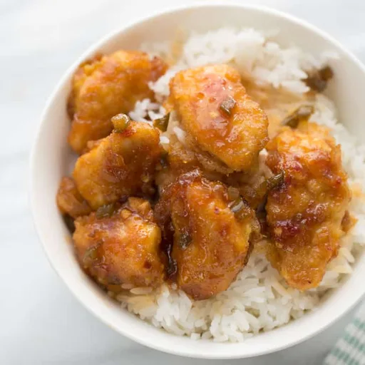 Pollo glaseado al horno