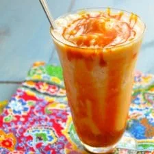 Guilt Free Vegan Banana & Caramel Shake