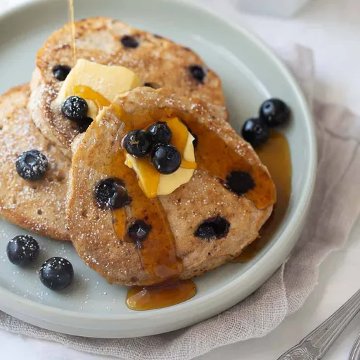 Buckwheat Pancakes {with Blueberries}