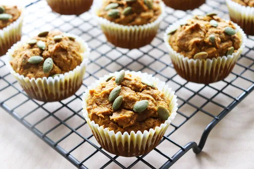 Pumpkin and Oat Flour Muffins