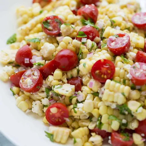 Corn Salad with Feta (Easy!)