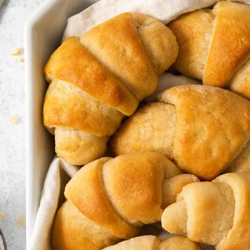 Rollitos de media luna mantecosos sin gluten