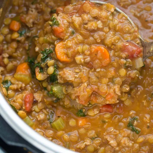 Sausage Lentil Soup (Instant Pot or Slow Cooker!)