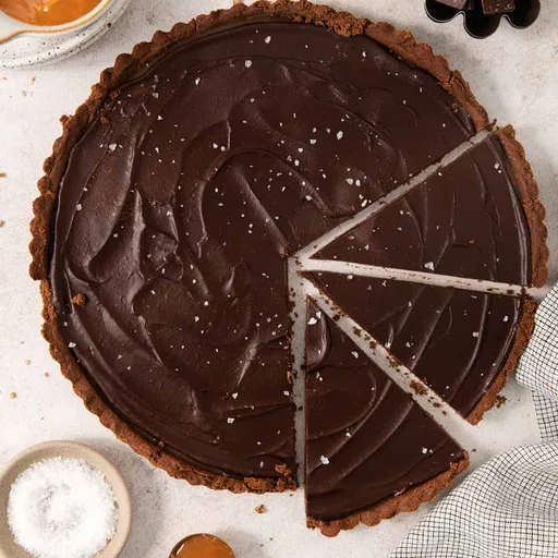 Tarta de chocolate y caramelo sin gluten