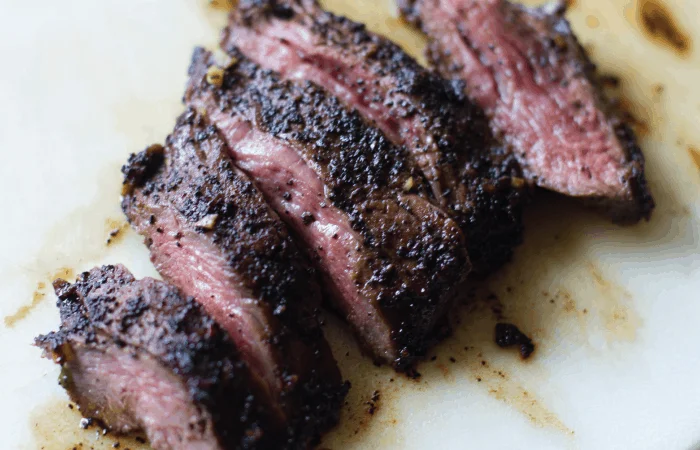 Coffee Crusted Skirt Steak