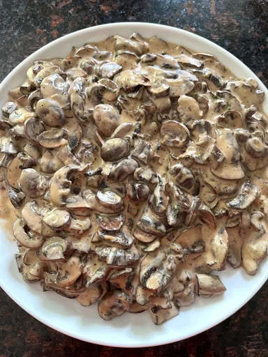 Stroganoff de champiñones