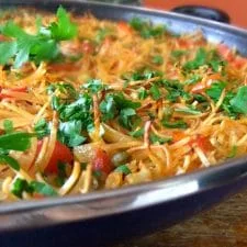 Vegan "Fideua" - Spanish Noodle "Paella"