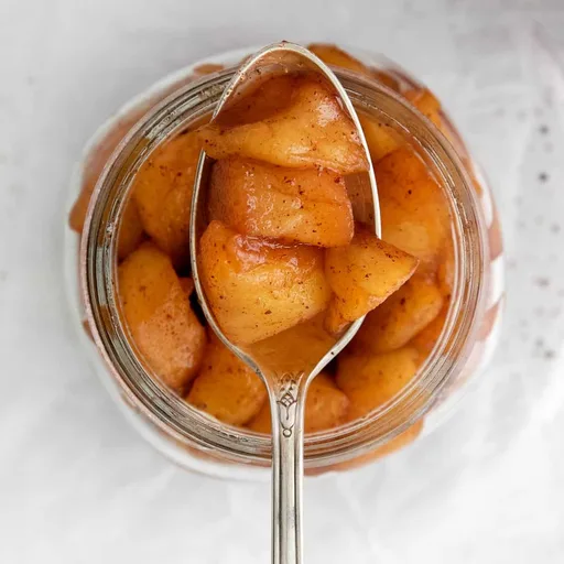Compota de manzana sencilla