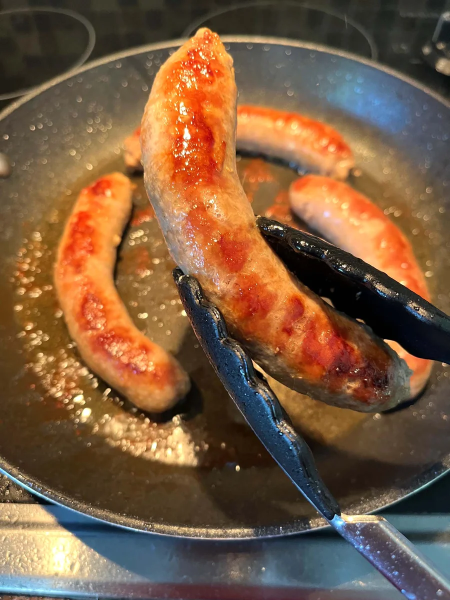 Pan Fried Italian Sausage