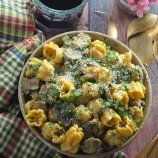 Mushroom And Veggie Sausage Pasta