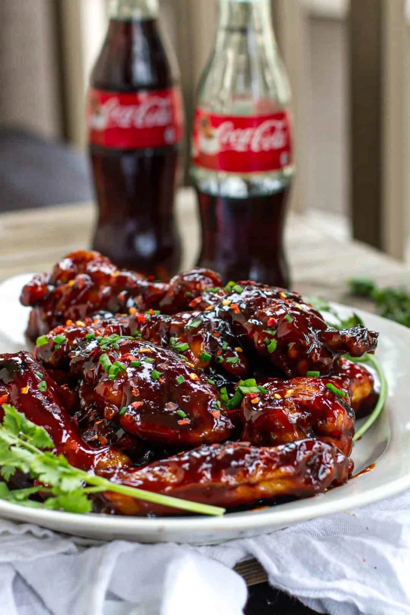 Spicy Coca-Cola Party Wings