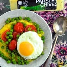 Peas, Cheese & Grits