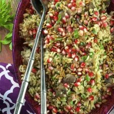Mushroom And Onion Rice Pilaf