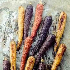 Zanahorias arcoíris asadas