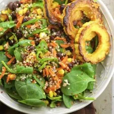 Ensalada mexicana de espinacas