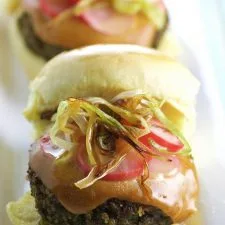 Minihamburguesas de quinoa y setas