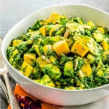 Salsa de aguacate y mango