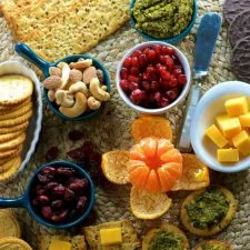 Untable de espinacas y frutos secos