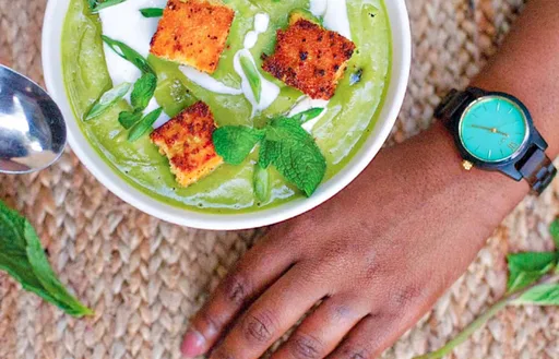 Creamy Pea & Mint Soup