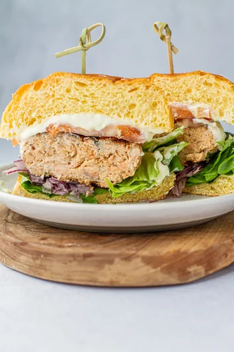 Fresh Salmon Burgers