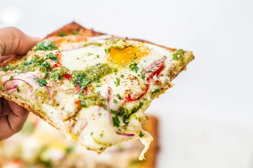 Breakfast Pizza with Sausage